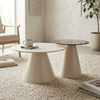 Set of 2 Round Coffee Tables
