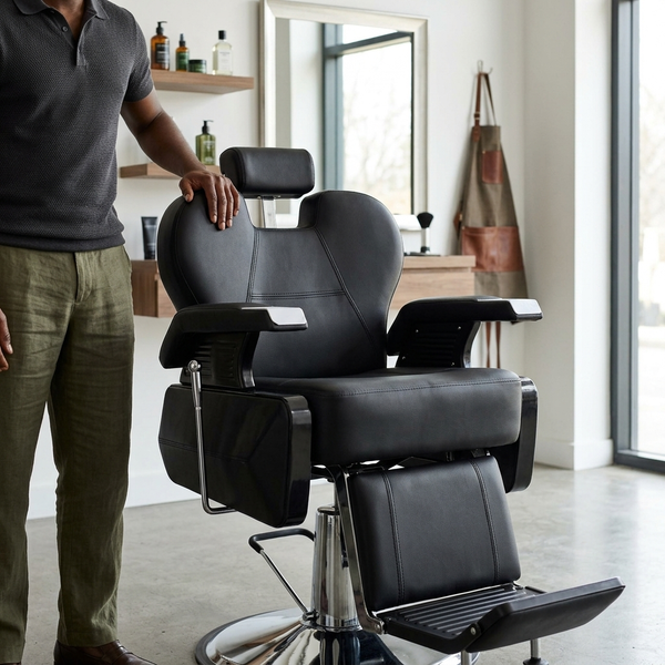 Professional Black Salon Styling Chair