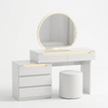 Modern Vanity Dressing Table with Illuminated Mirror