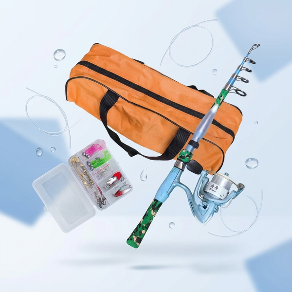 Fishing Rod and Reel Set with Tackle Accessories