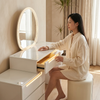 Modern Vanity Dressing Table with Illuminated Mirror