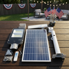 100W Solar Street Light with Pole Bracket & Remote