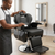 Professional Black Salon Styling Chair