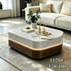 Modern Luxury LED Marble-Top Coffee Table