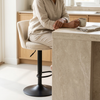 Modern Adjustable Bar Stool with Padded Seat