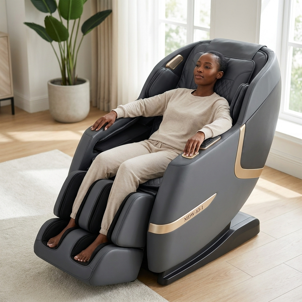 Premium Leather Full-Body Electric Massage Chair