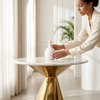 Modern Sculptural Console Table