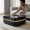 Modern Luxury LED Marble-Top Coffee Table