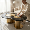 Round Coffee Table Set