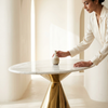 Modern Sculptural Console Table