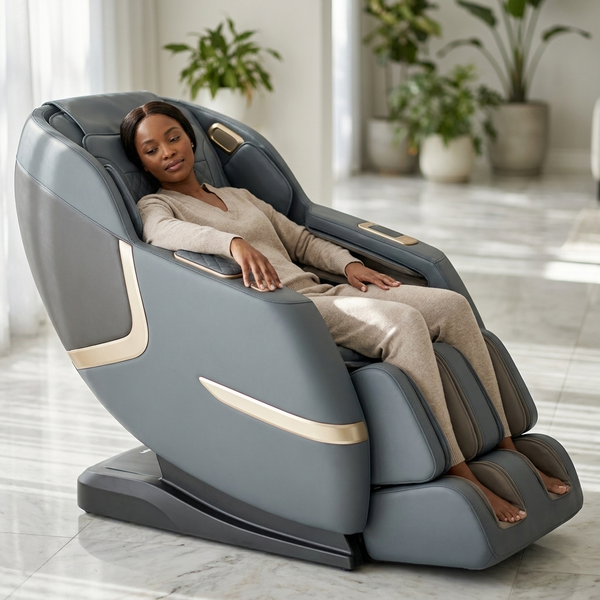 Premium Leather Full-Body Electric Massage Chair
