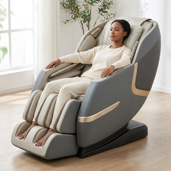 Premium Leather Full-Body Electric Massage Chair