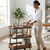 Three-Tier Rolling Utility Cart