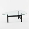 Oval Glass Coffee Table