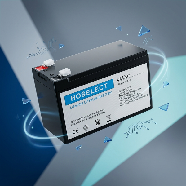 12.8V 7.2Ah LiFePO4 Lithium Battery with BMS
