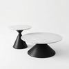 Modern Round 2 Piece Coffee Table Set