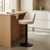 Modern Adjustable Bar Stool with Padded Seat