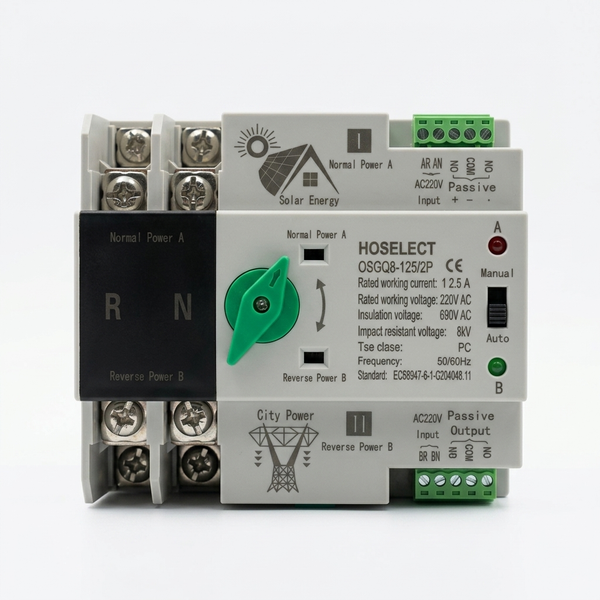 DIN Rail Automatic Transfer Switch