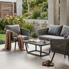 4-Piece Outdoor Patio Lounge Set with Coffee Table