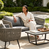 4-Piece Outdoor Patio Lounge Set with Coffee Table