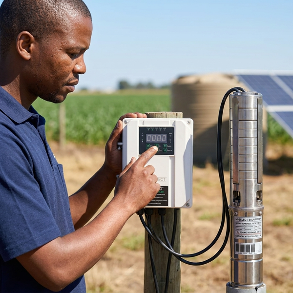 AC-DC Solar Submersible Pump with Digital Controller