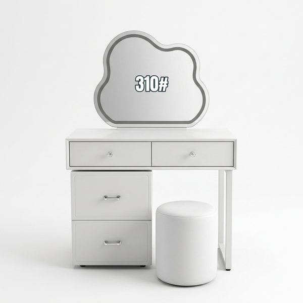 White Dressing Table with Mirror