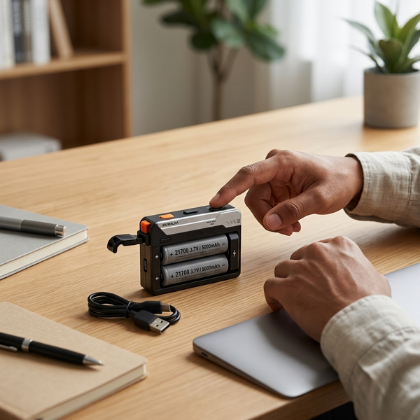Type-C Power Bank with Charging Pods