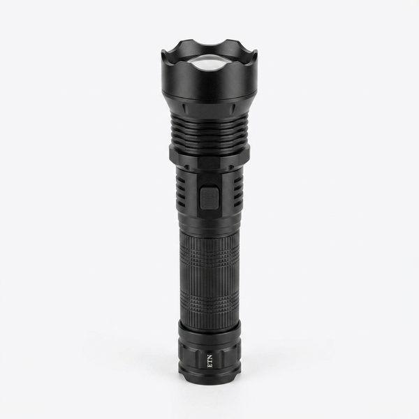 High Power Rechargeable LED Torch with Battery & Cable