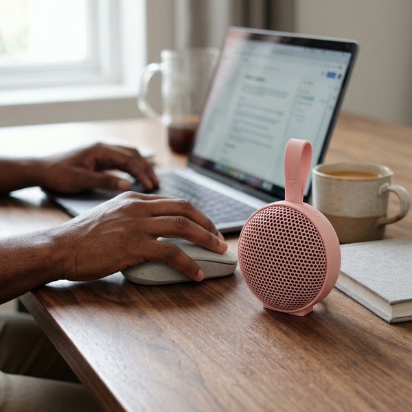 Mini Round Wireless Speaker with Carry Loop