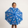 Kids Blue Vehicle Print Umbrella