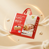 Portable Electric Heated Blanket packaged for convenience with a child sleeping peacefully and hugging a teddy bear.