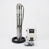 DC Submersible Pump 4IHPI3.5-90-96-750 with stainless steel body and external controller accessories