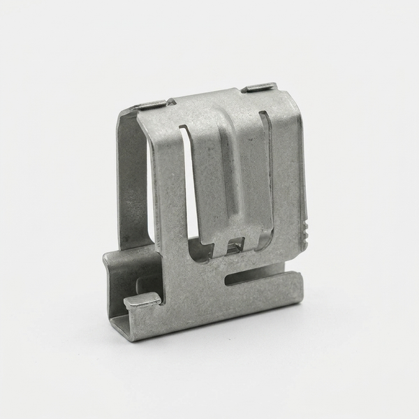 Anti-Theft Security Bracket shown in metal, featuring a compact design for secure mounting of equipment.
