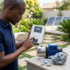 PSGJ3.1-40-96-750 Solar Surface Pump with controller and installation accessories