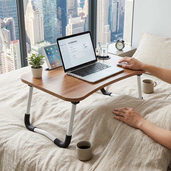 Foldable Laptop Table Wooden