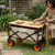 Outdoor Large Capacity Folding Wagon Truck Trolley with Tabletop