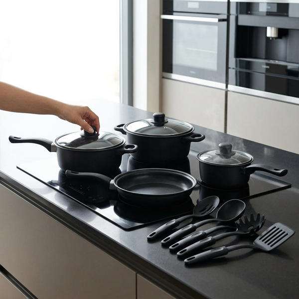 Stainless Steel Cookware 13 Pieces Set