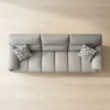 3-Seater Sofa with decorative zebra print pillows, perfect for creating a comfortable living space.