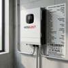 N26 5.5KW 48V Parallel Hybrid Inverter mounted on a wall, showcasing its modern design and technical specifications.
