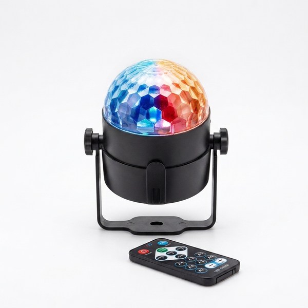 Round Multi Colour Remote Controlled Party Lamp