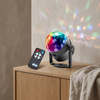 Round Multi Colour Remote Controlled Party Lamp