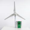 24V 600W Wind Turbine and Solar MPPT Controller showcasing a wind turbine next to a green hybrid controller.