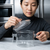 Charming Transparent Borosilicate Glass Pot With Lid 14cm