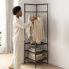 Multifunctional Floor Standing Corner Coat Rack