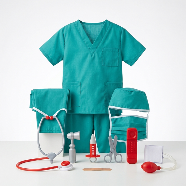 Doctor Surgeon Role Play Costume For Kids