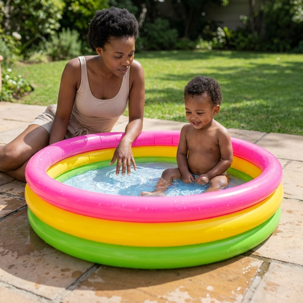 Inflatable Sunset Glow Baby Swimming Pool