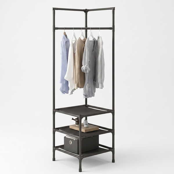 Multifunctional Floor Standing Corner Coat Rack