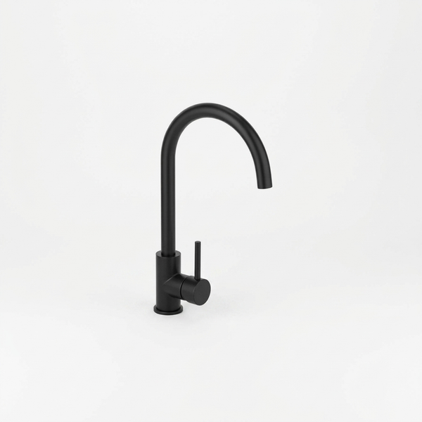 Black Round Kitchen Sink Faucet