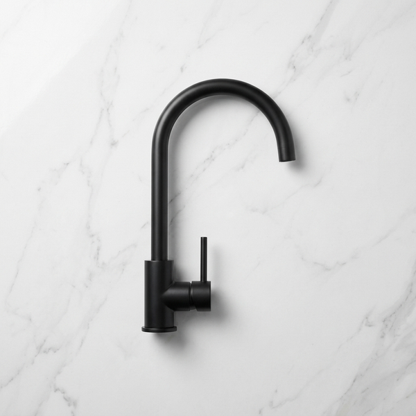 Black Round Kitchen Sink Faucet