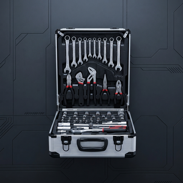 DIY 187 Piece Professional Tool Set Tool Kit